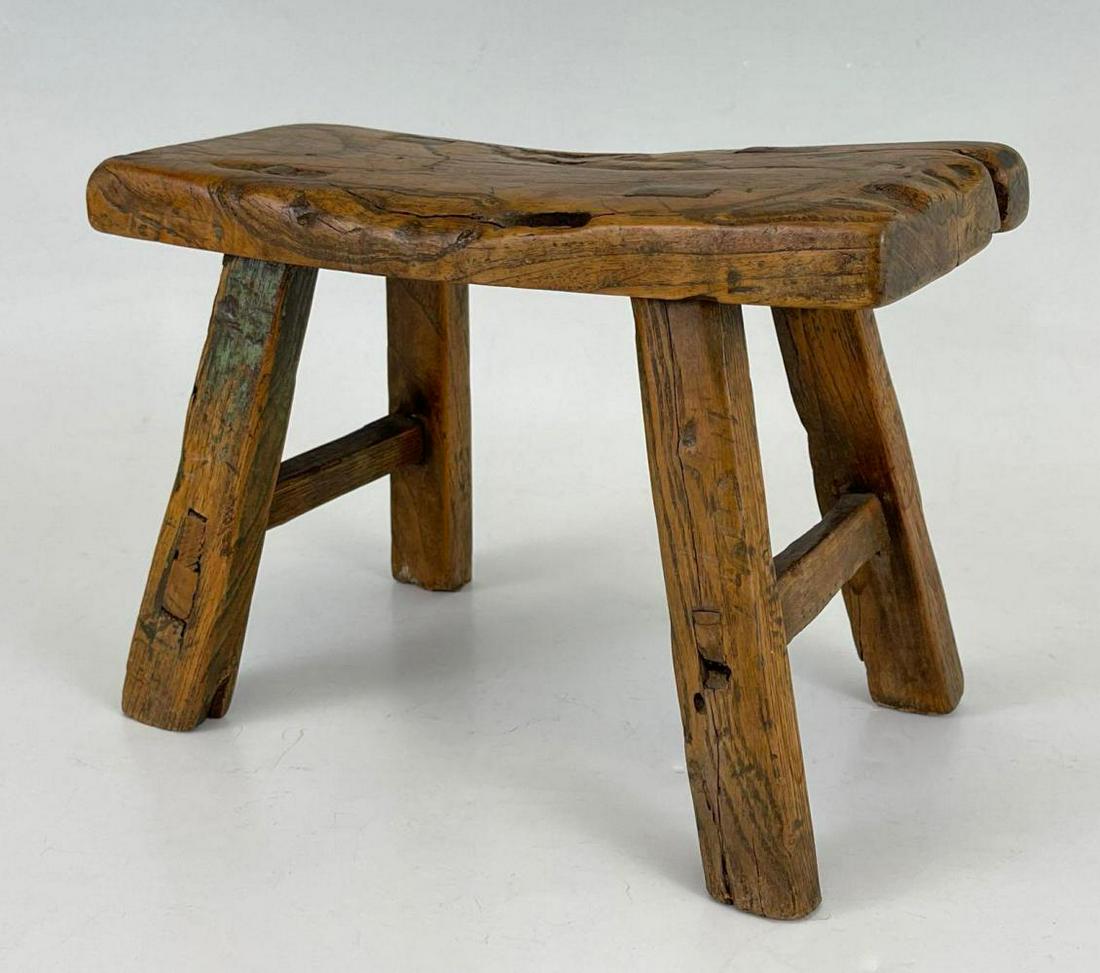 Antique Chinese Wooden Stool (1 of 7)