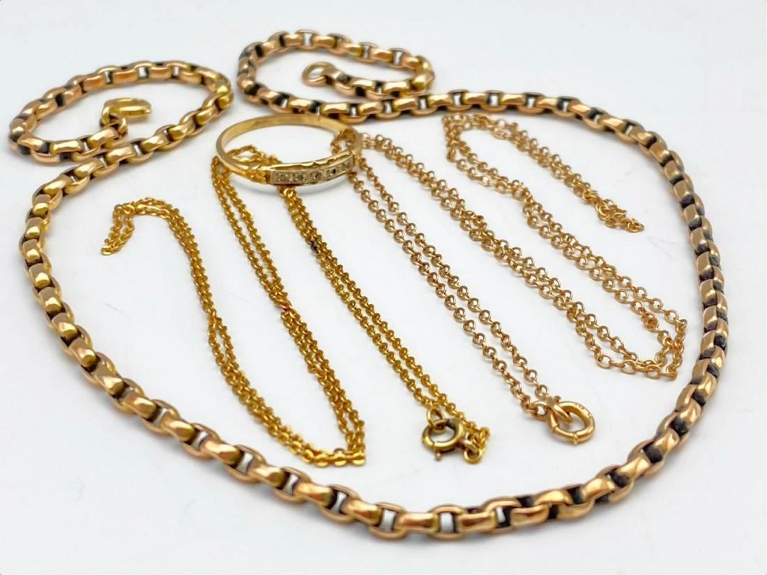 10k Gold Chain & Ring Lot (1 of 13)