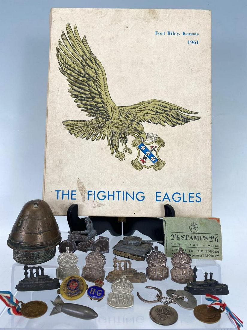  Military Paraphernalia Including WWII British (1 of 14)