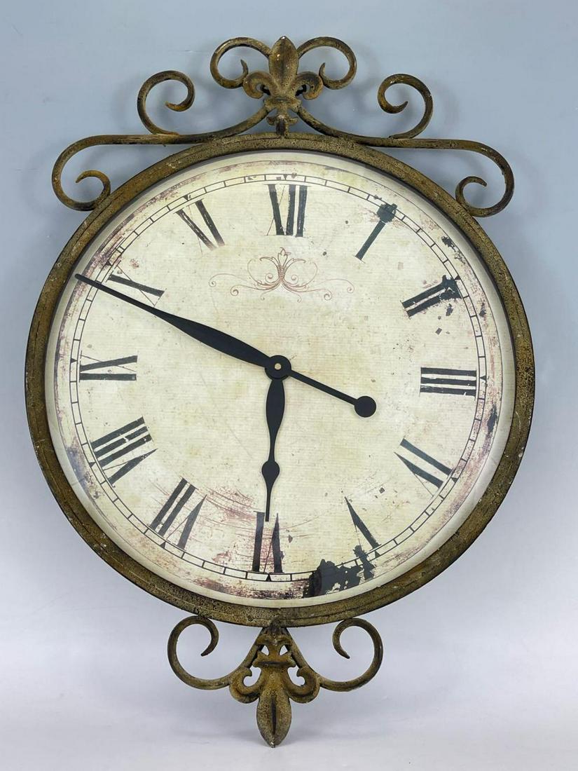 Antique French Look Decorative Wall Clock (1 of 7)