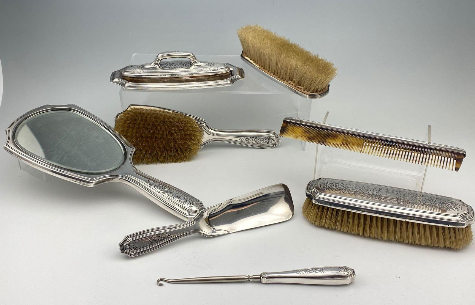 Nine piece Tiffany & Company Sterling Silver Dresser (1 of 20)