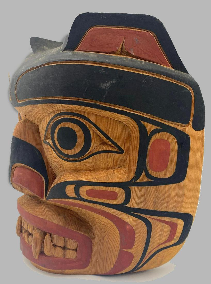 Vintage Alaskan Henry Hunt Totem Bear Mask (1 of 7)