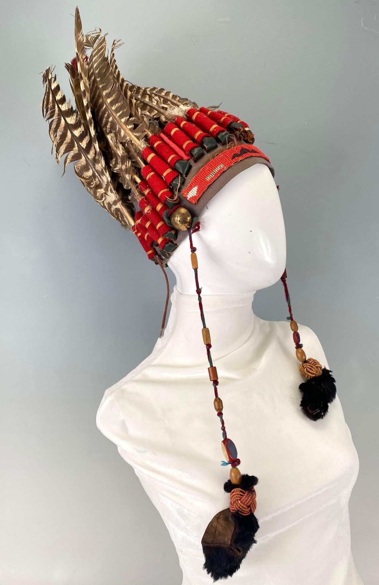 Plains Indian Style Feather Headdress (1 of 17)