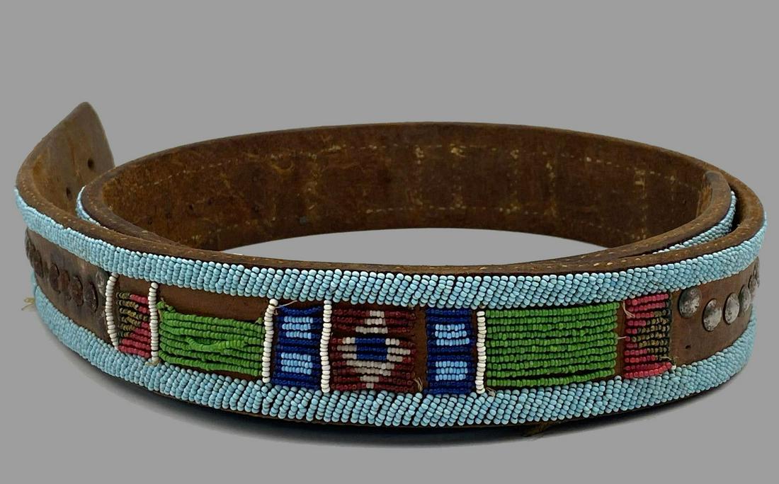 1880's-90's Crow Childs Belt (1 of 14)