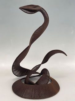 Mid Century Modern Wire Snake Sculpture, In The Manner - Jul 11, 2021 | Clark's Auction Company in CA Mid Century Modern Wire Snake Sculpture, In The Manner - Jul 11, 2021 | Clark's Auction Company in CA