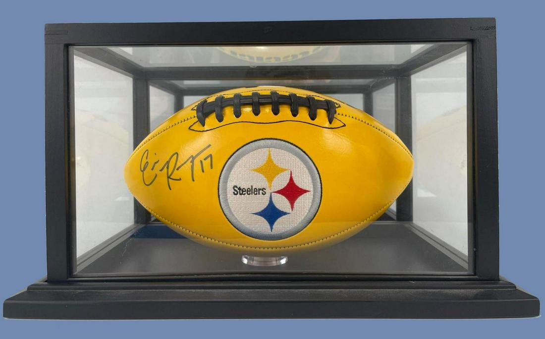 Pittsburgh Steelers Football Signed By Number 17 Eli (1 of 11)