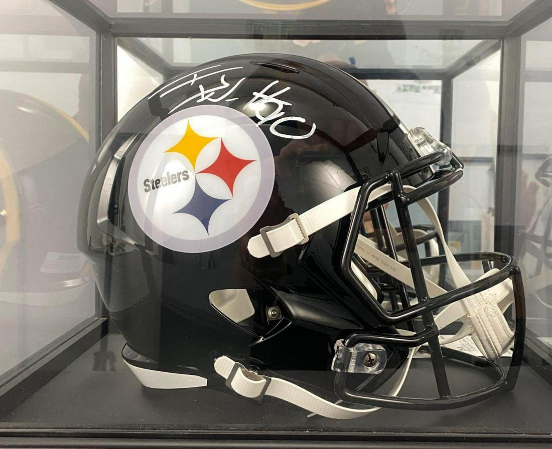 TJ Watt Signed Steelers Helmet (1 of 13)
