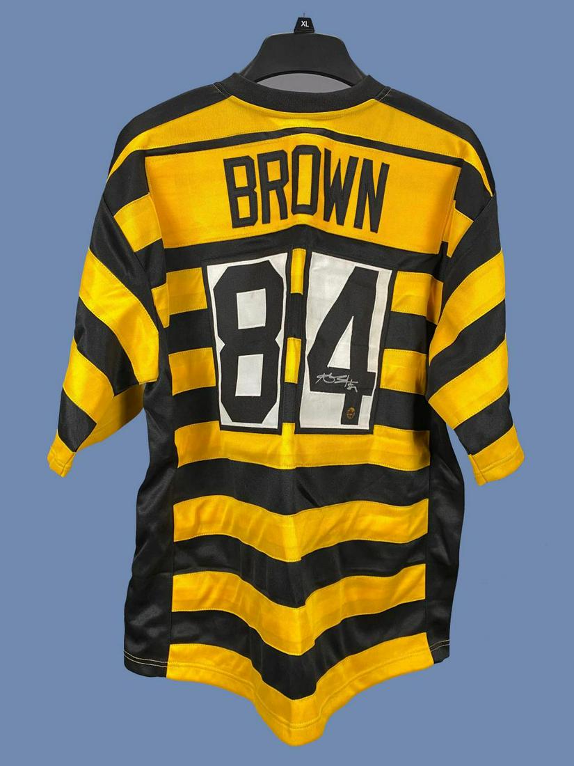 Pittsburgh Steelers Jersey Signed By No. 84 Antonio (1 of 5)