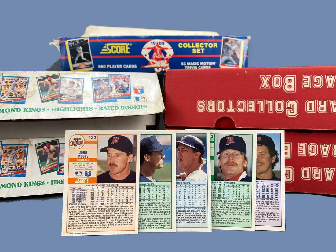 5 Boxes Of Miscellaneous Baseball Cards (1 of 20)