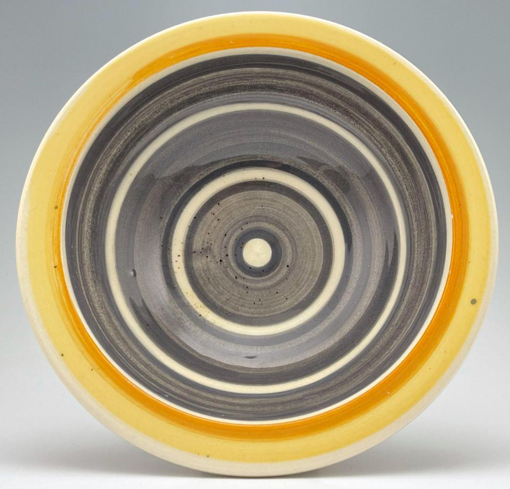 Peter Shire Expo 97 Bowl in colors of yellow, orange, (1 of 9)