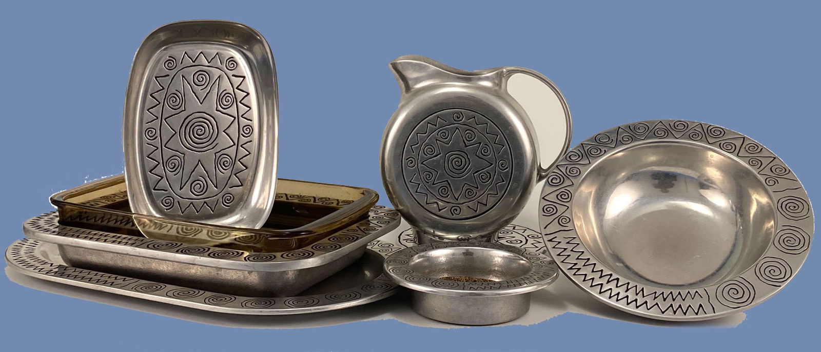 7 Piece Reggae Ware by Wilton Armetale (1 of 20)