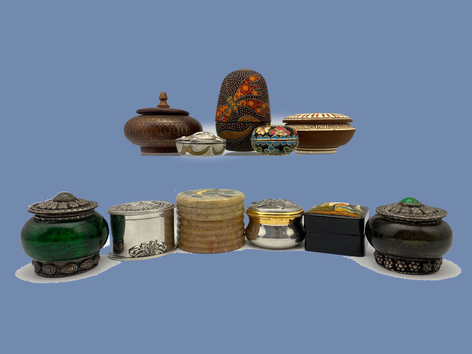 11 Miniature Storage Boxes (1 of 20)