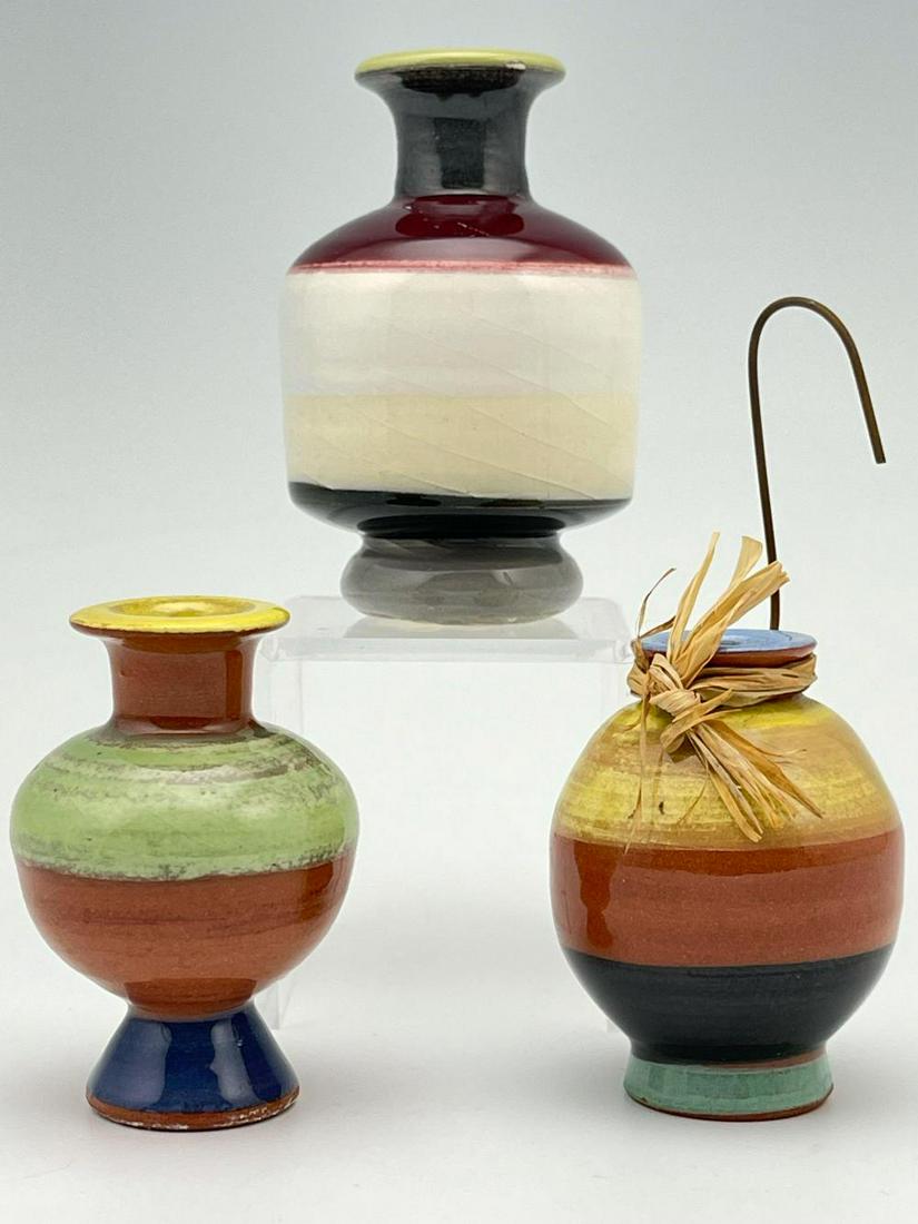 3 Peter Shire  (Born 1947) Miniature Vases (1 of 7)
