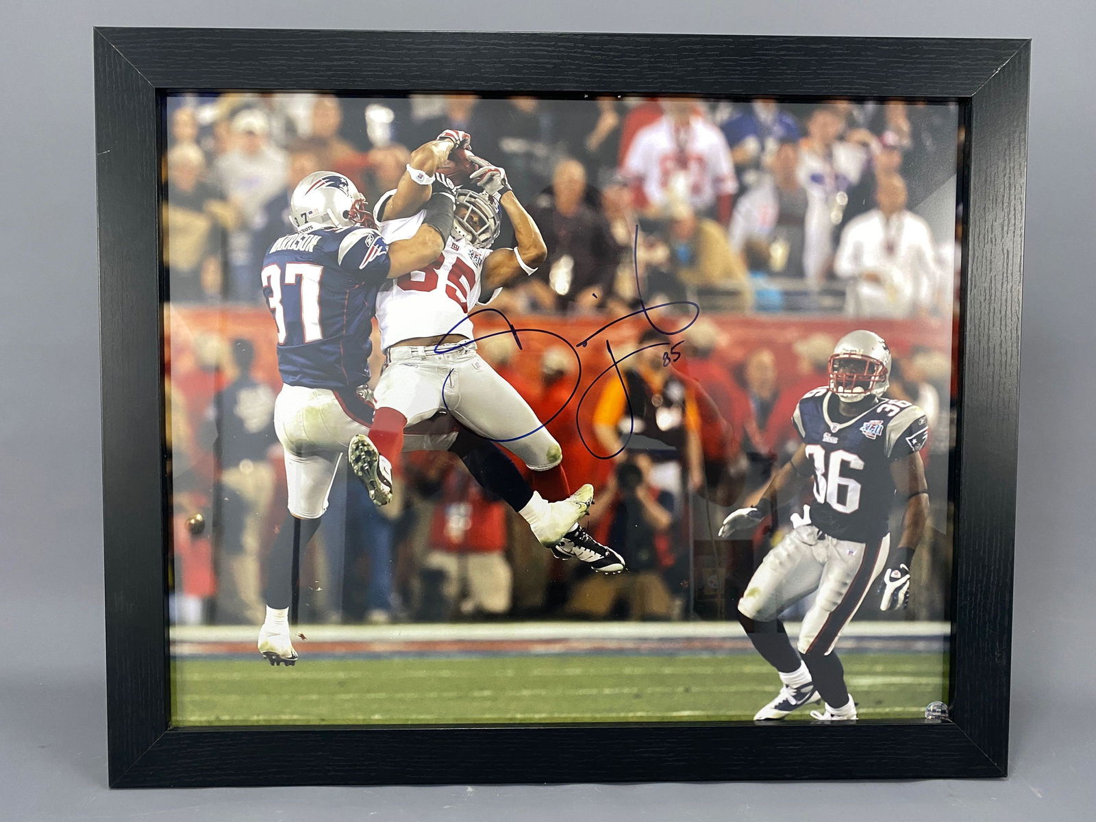 David Tyree's Super Bowl Helmet Catch Signed by NY (1 of 8)