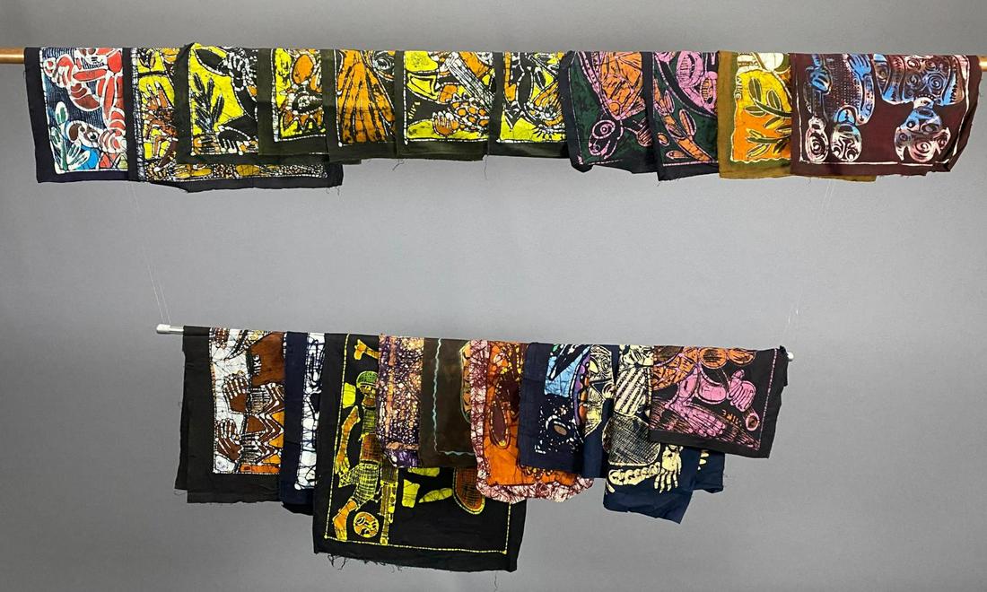 20 Vintage Handmade Batik Textiles (1 of 11)