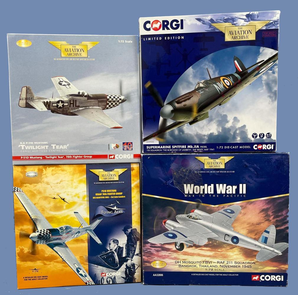 4 Corgi 'Aviation Archive' Limited Edition 1:72 Scale (1 of 11)