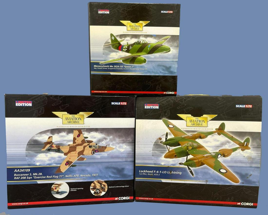 3 Corgi 'Aviation Archives' 1:72 Scale Diecast Model (1 of 10)
