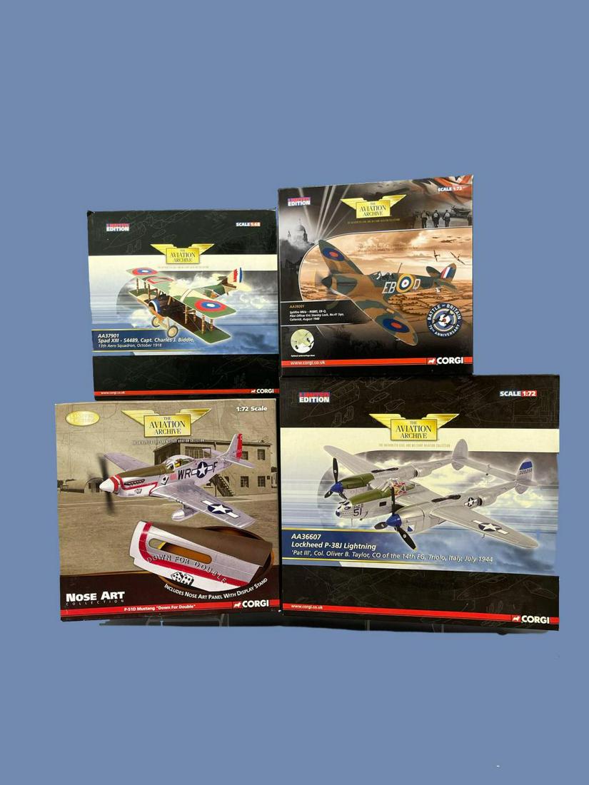 4 Corgi "Aviation Archive" 1:48, 1:72 Scale Diecast (1 of 13)