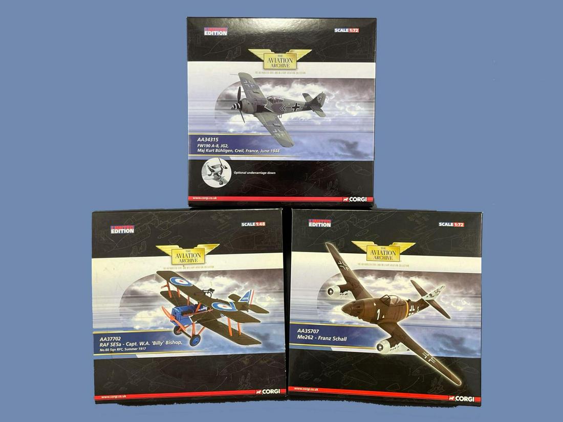 3 Corgi 'Aviation Archive' 1:48, 1:72 Scale Diecast (1 of 10)