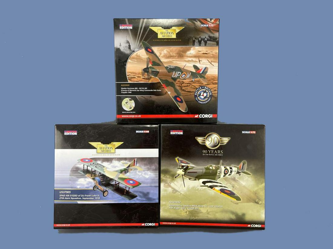 3 Corgi 'Aviation Archive' 1:48, 1:72 Scale Diecast (1 of 10)