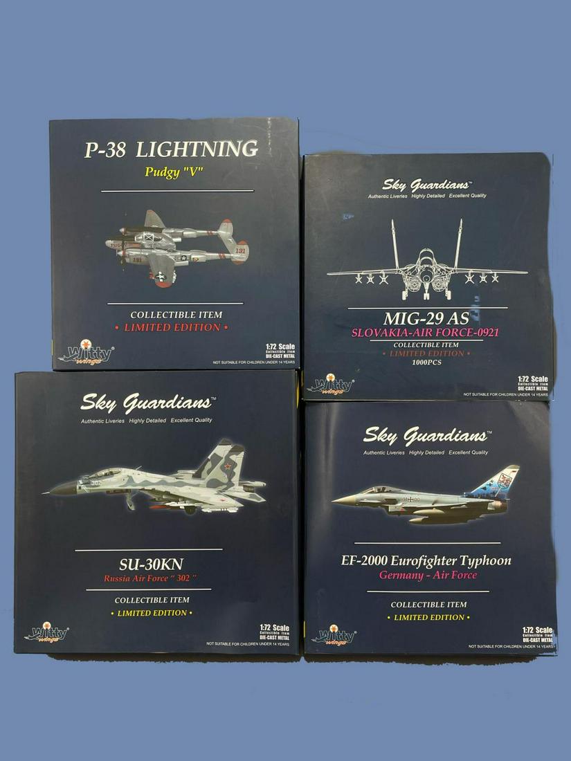 4 Witty Wings Limited Edition 1:72 Scale Diecast Model (1 of 12)