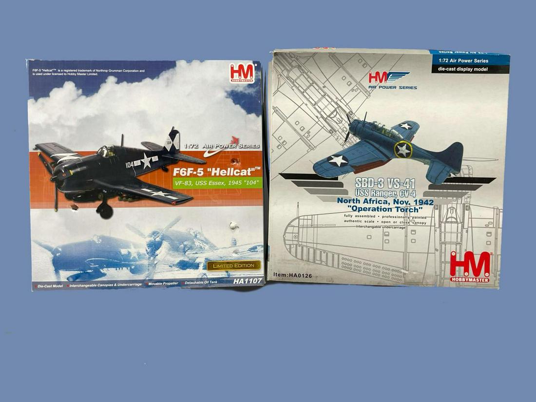 2 HobbyMaster 1:72 Scale Diecast Model Airplanes (1 of 10)