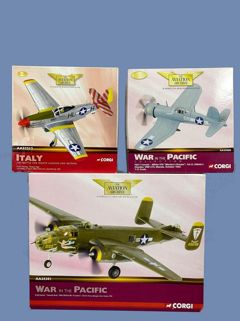 3 Corgi The Aviation Archives Diecast Model Airplanes (1 of 11)