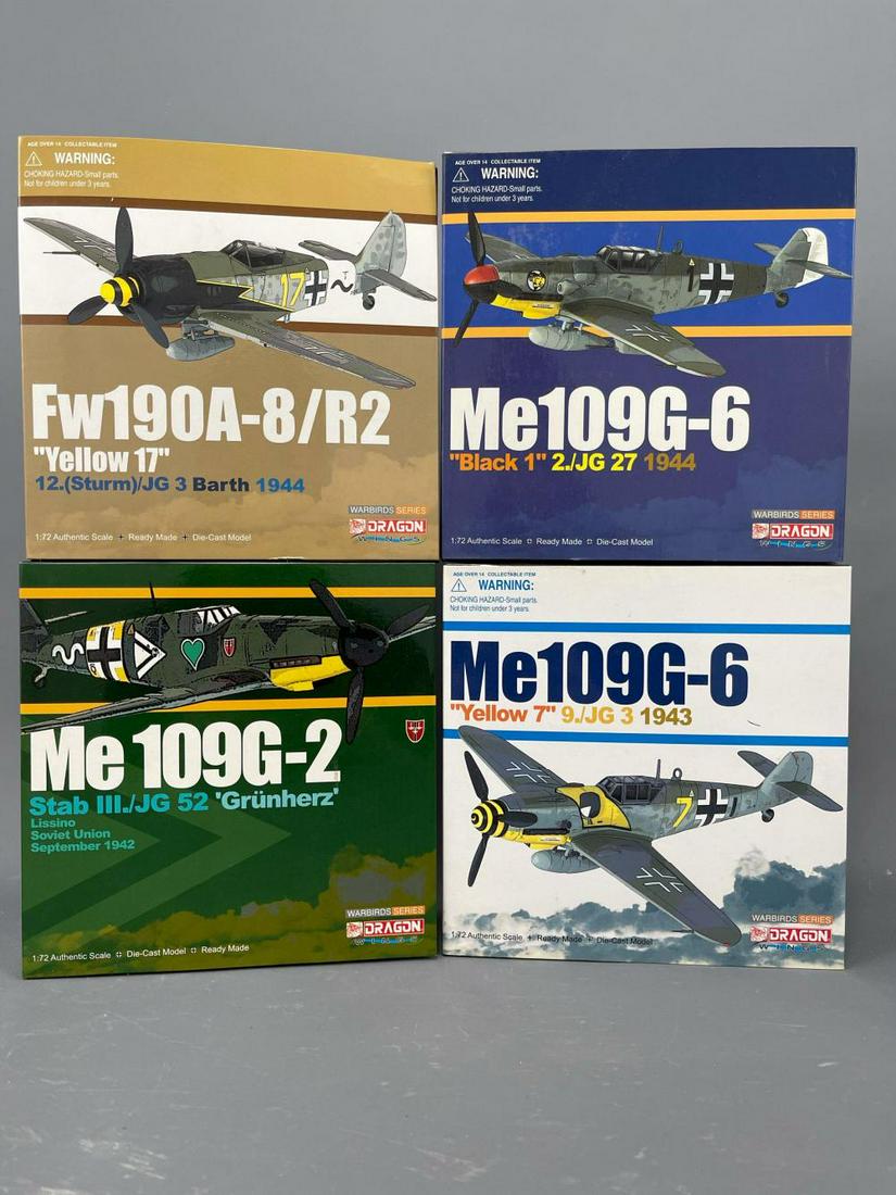 4 Dragon Wings "Warbirds Series" 1:72 Scale Diecast (1 of 11)