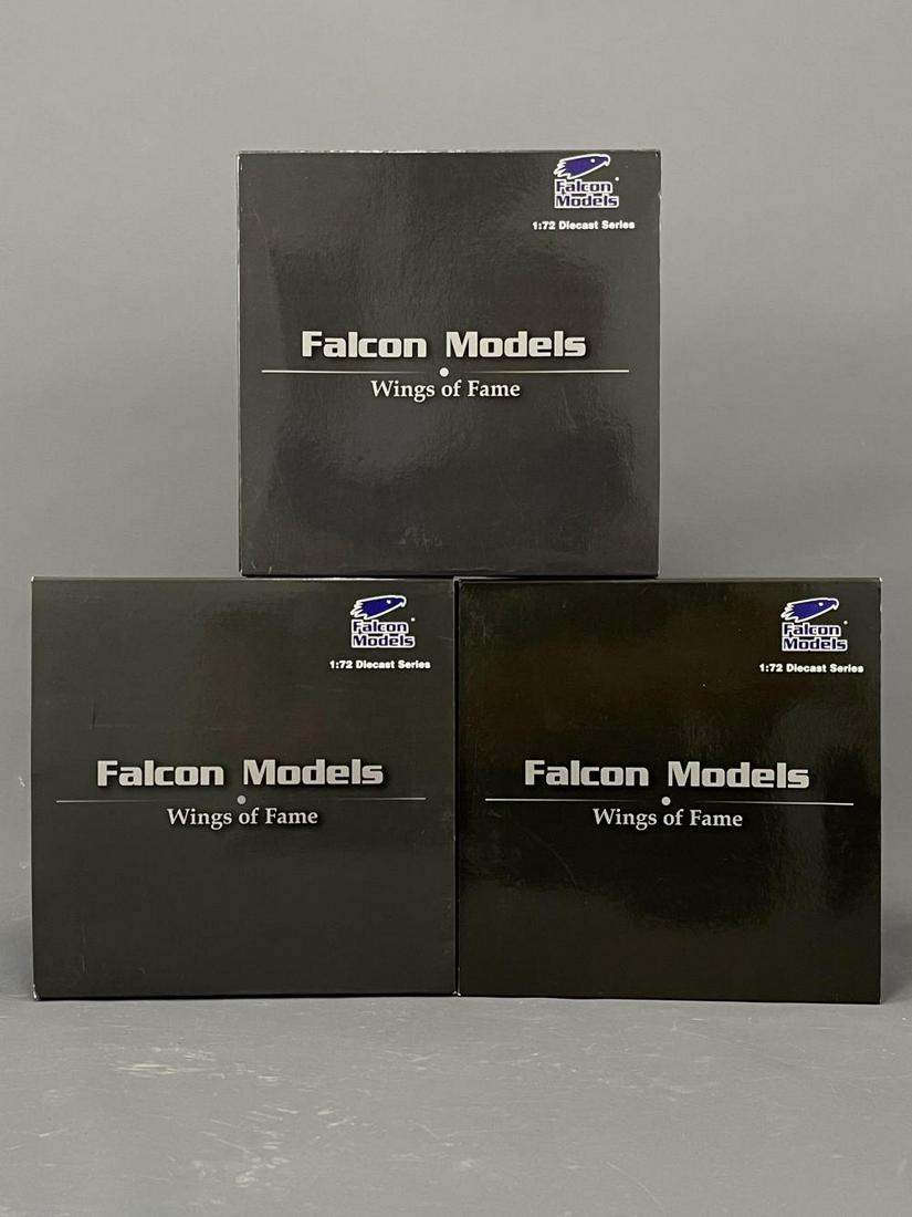 3 Falcon Models 1:72 Scale Diecast Model Airplanes (1 of 10)
