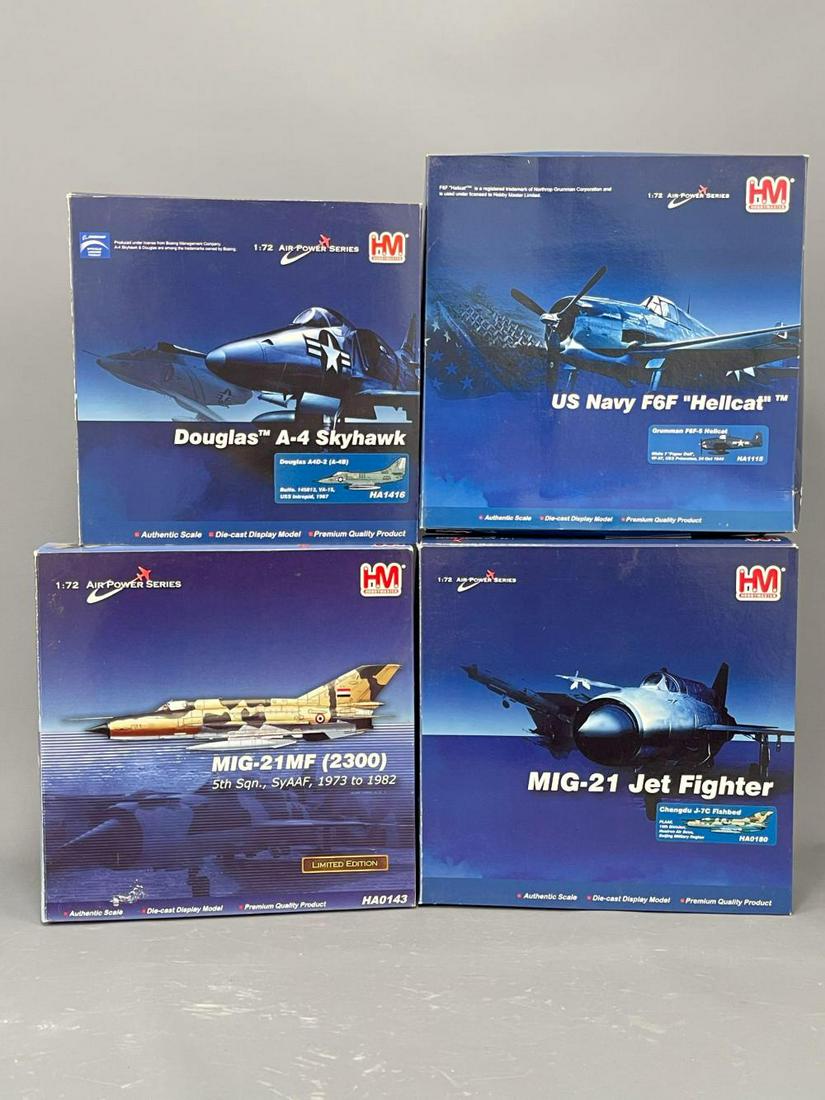 4 HobbyMaster 1:72 Scale Diecast Model Airplanes (1 of 11)