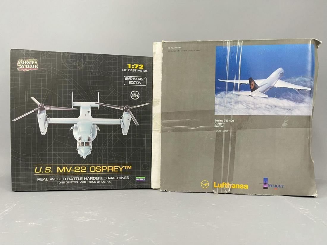 2 Unimax, Inflight 200 1:72, 1:200 Scale Diecast Model (1 of 8)