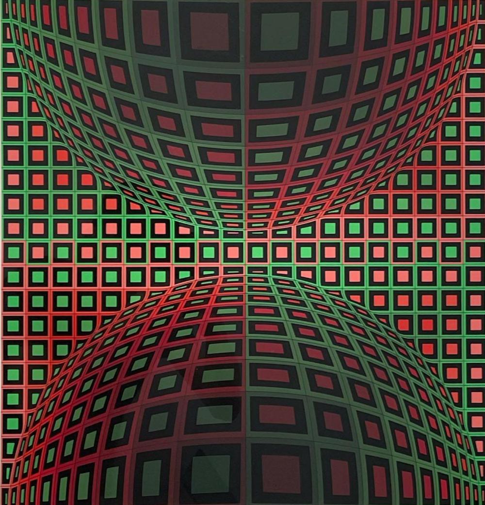 Victor Vasarely  (France/Hungary, 1906-1997) Pop Art (1 of 9)