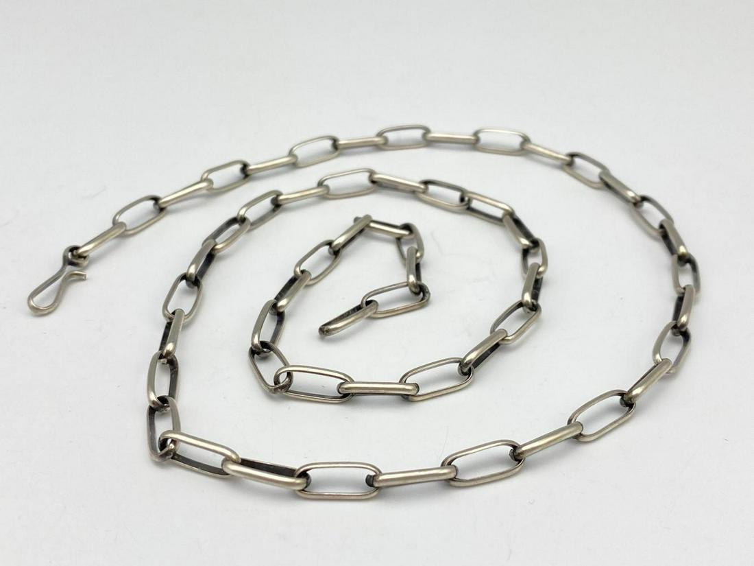 Navajo Handmade Sterling Silver Link Chain (1 of 6)