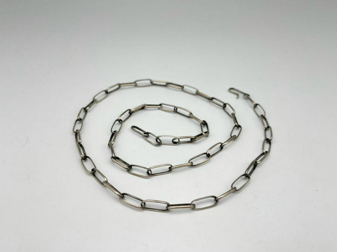 Navajo Handmade Sterling Silver Link Chain (1 of 5)