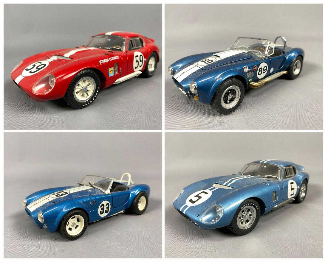 4 Assorted Diecast Shelby Cobra Model Cars (1 of 20)