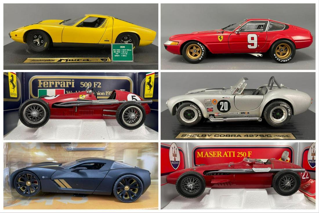 6 Model Cars By Anson, Road Legends, Jada Toys, (1 of 20)