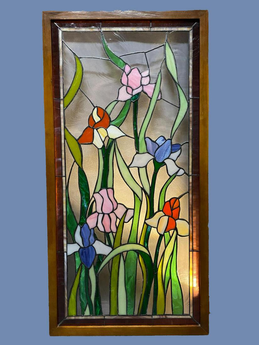 Stained Glass Window, Floral Design (1 of 7)