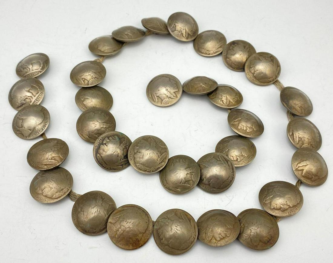 String Of 33 Indian Head Buffalo Nickels (1 of 5)