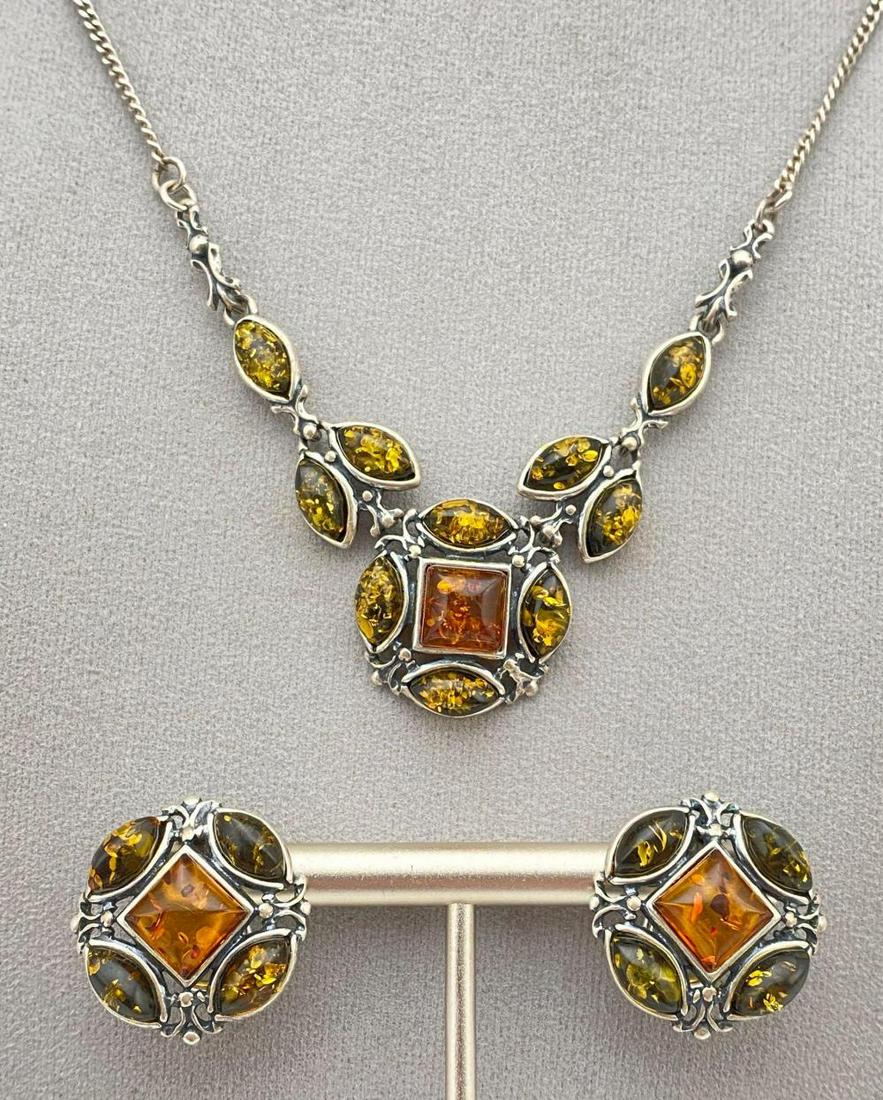 3 Piece Amber & Sterling Set (1 of 9)