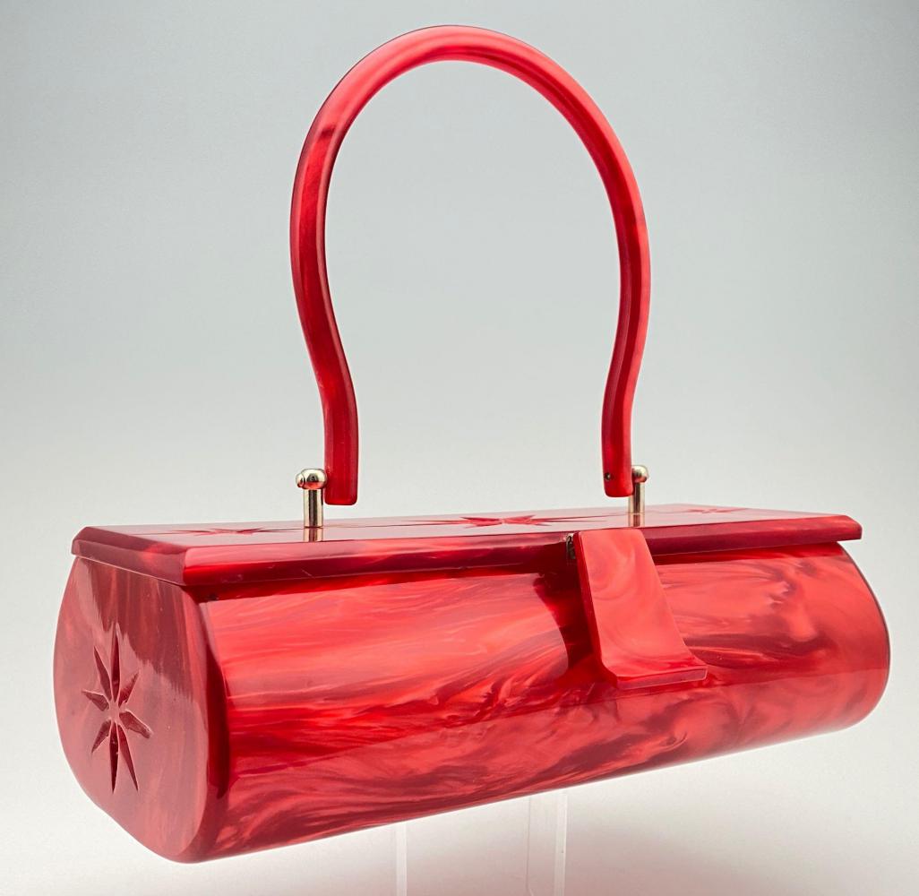 Candy Apple Red LuxDeville Lucite Purse (1 of 8)