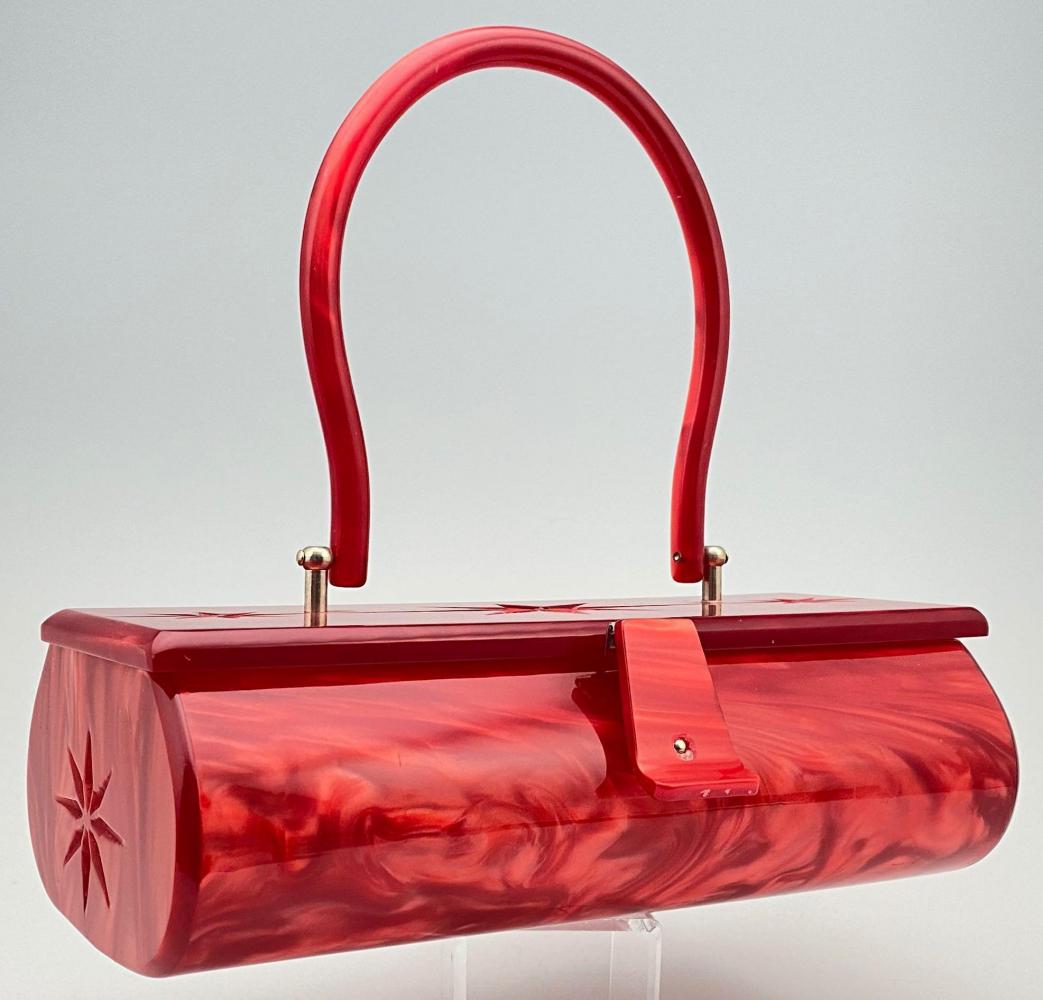 Candy Apple Red LuxDeville Lucite Purse (1 of 9)