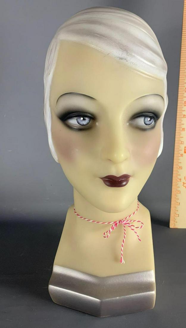 Signed vintage hand-painted DECOEYES mannequin (1 of 8)