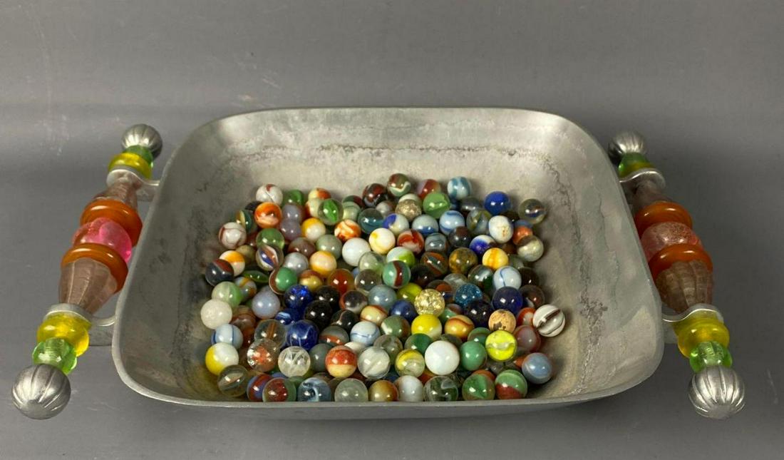 Assorted array of antique & vintage marbles (1 of 9)