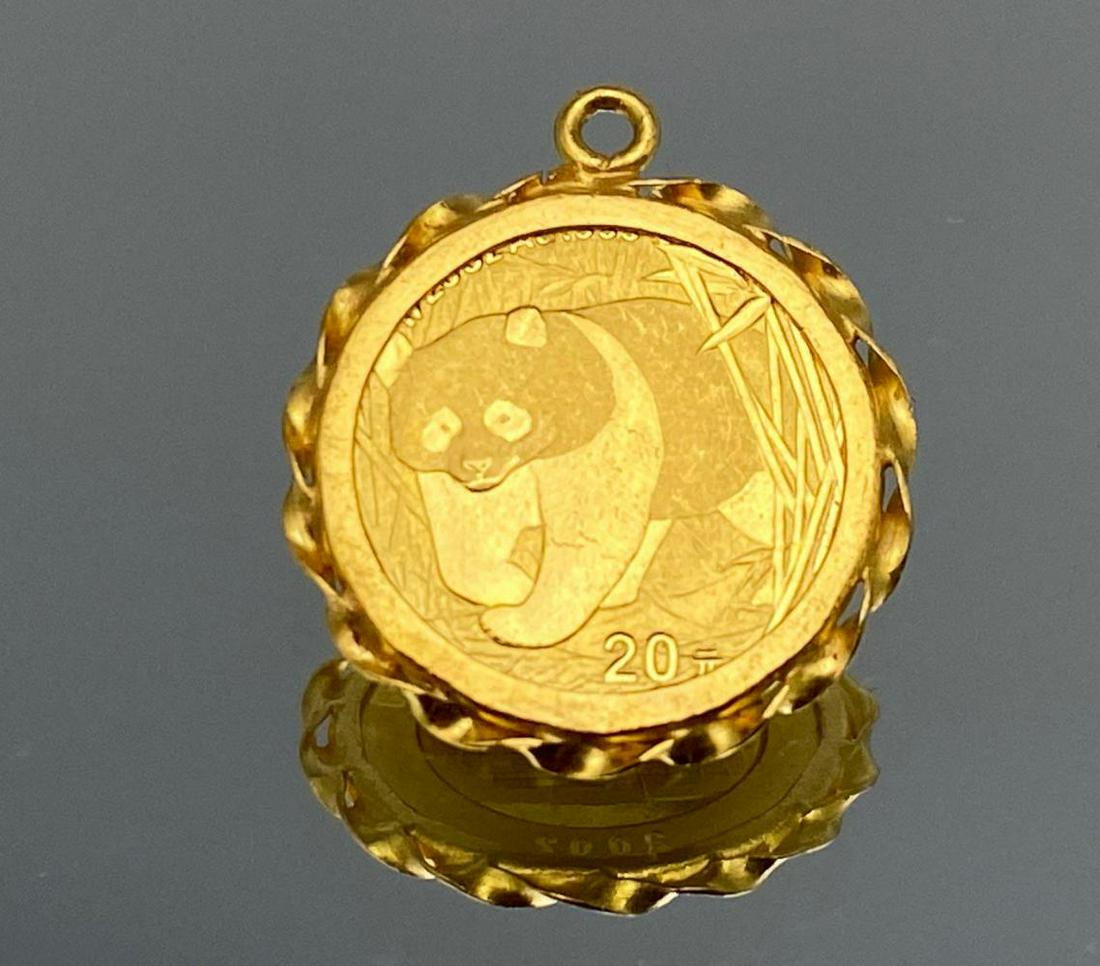 24K Gold Panda Coin Pendant (1 of 5)