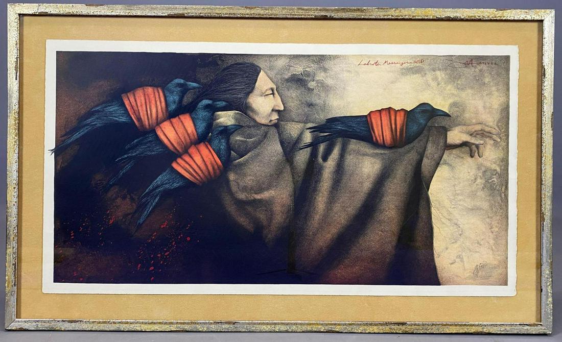 Lakota Messenger, Frank Howell, Lithograph on Paper (1 of 8)