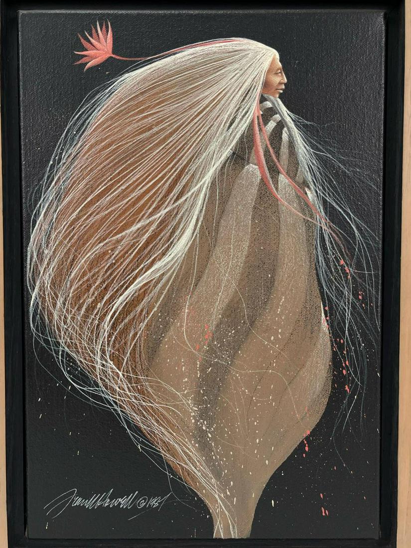 Frank Howell, Untitled Native American Painting, (1 of 14)