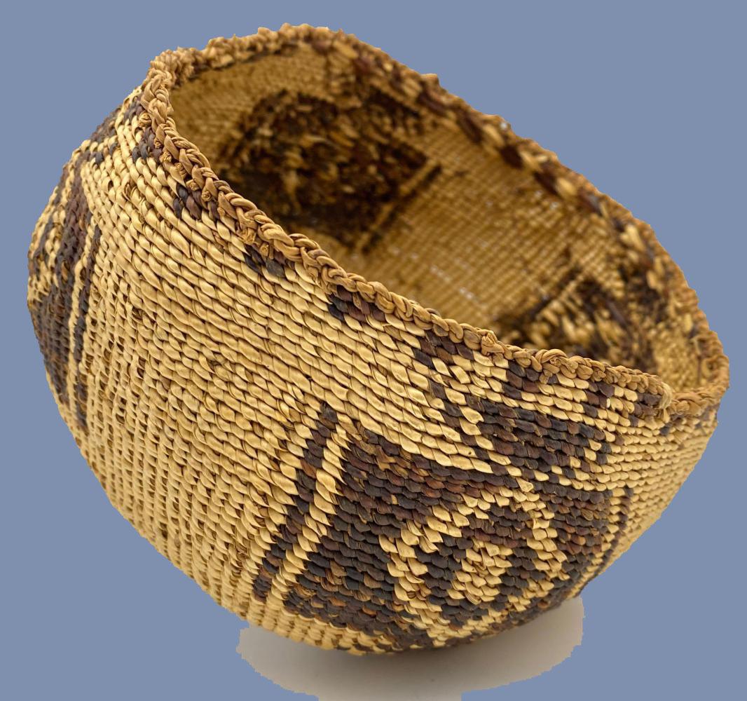 Native American Pit River Woven Basket (1 of 10)