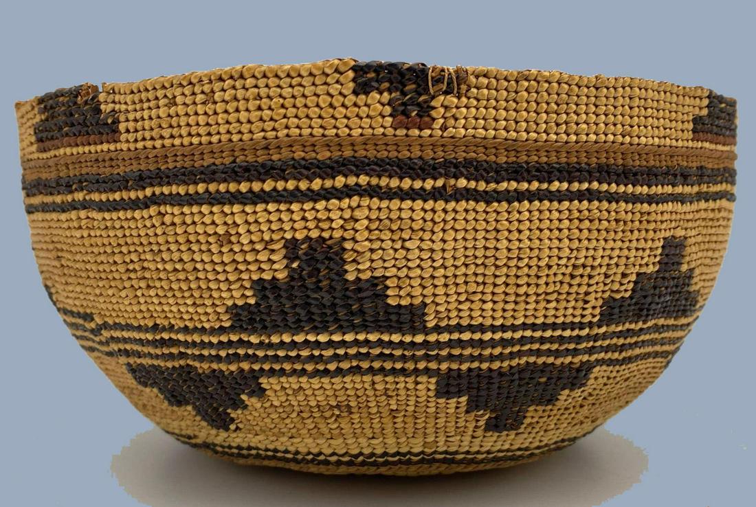 Older Native American Possibly Hupa Womans Hat (1 of 8)