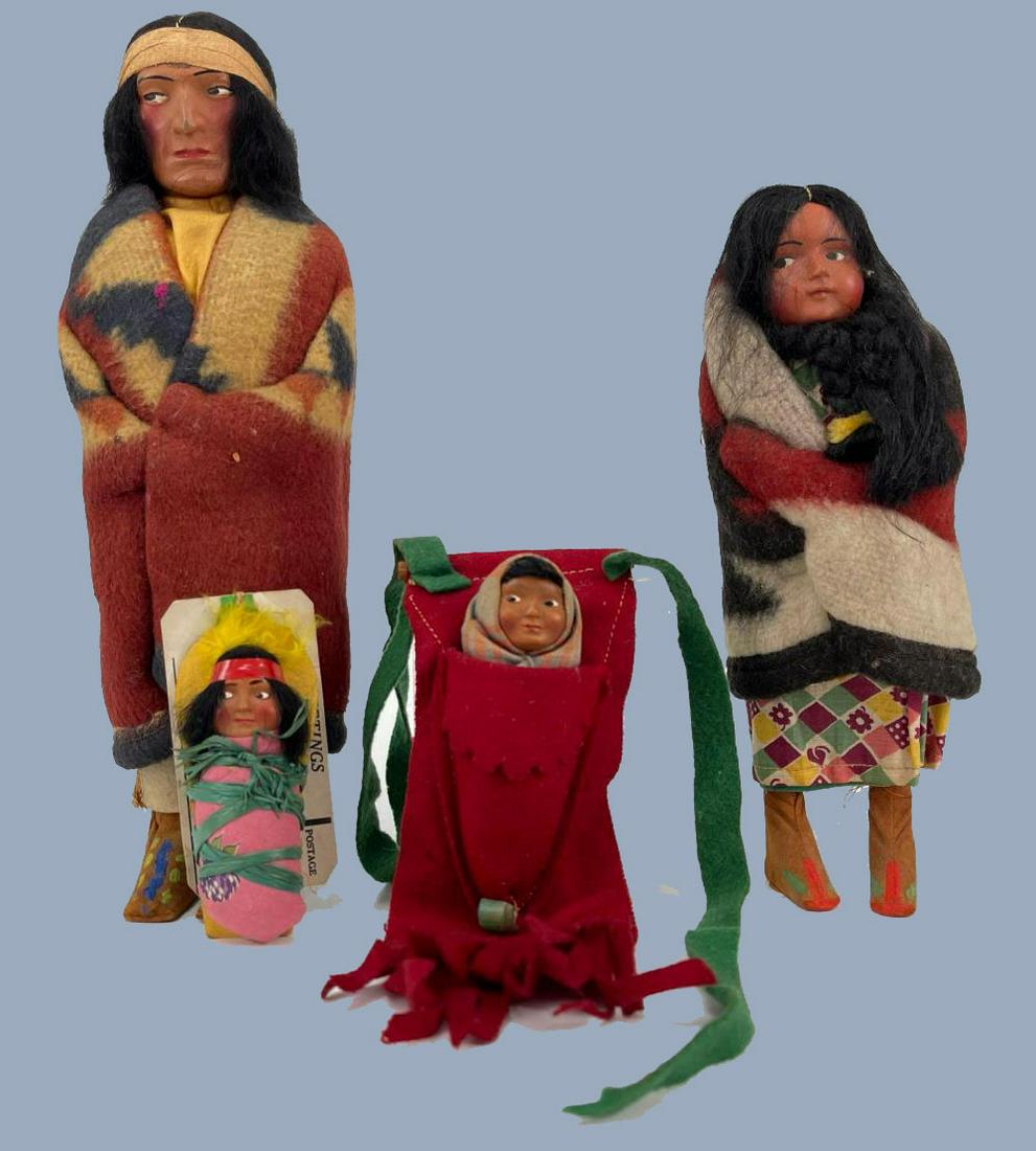 Vintage Skookum Doll Family (1 of 14)