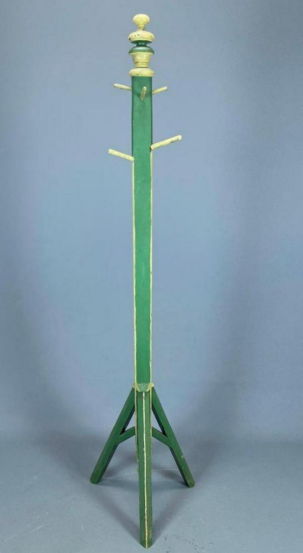 Antique American Painted Coat Rack (1 of 14)